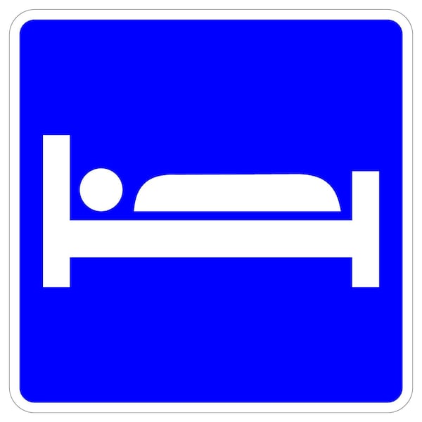 Sign Solutions Usa 18 in Height, 18 in Width, Aluminum, Square DUS08DWT1818D9-9 - main